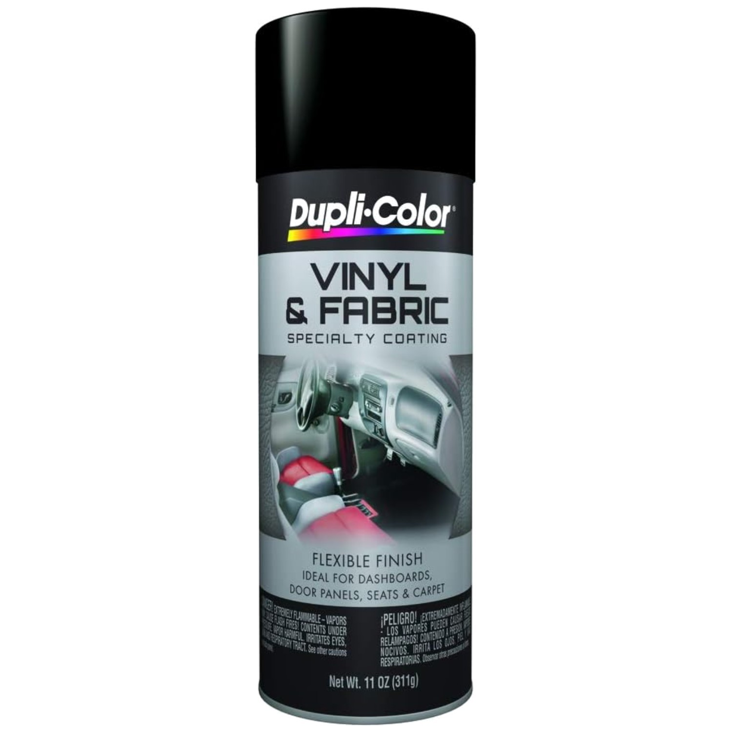 Matte Black Vinyl Spray Paint – Easy Application, Case of 6
