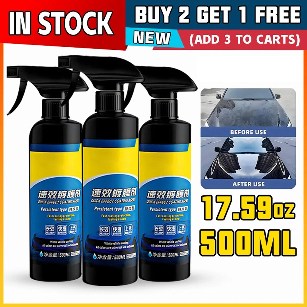 Sopam* Car Coating Spray – Quick Effect Coating Agent Ceramic Car Wax 16.9 fl oz