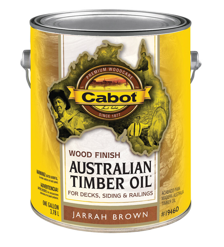 Cabot Transparent 19460 JarrahBrown Oil-Based Natural Hybrid Aus. (4-pack)