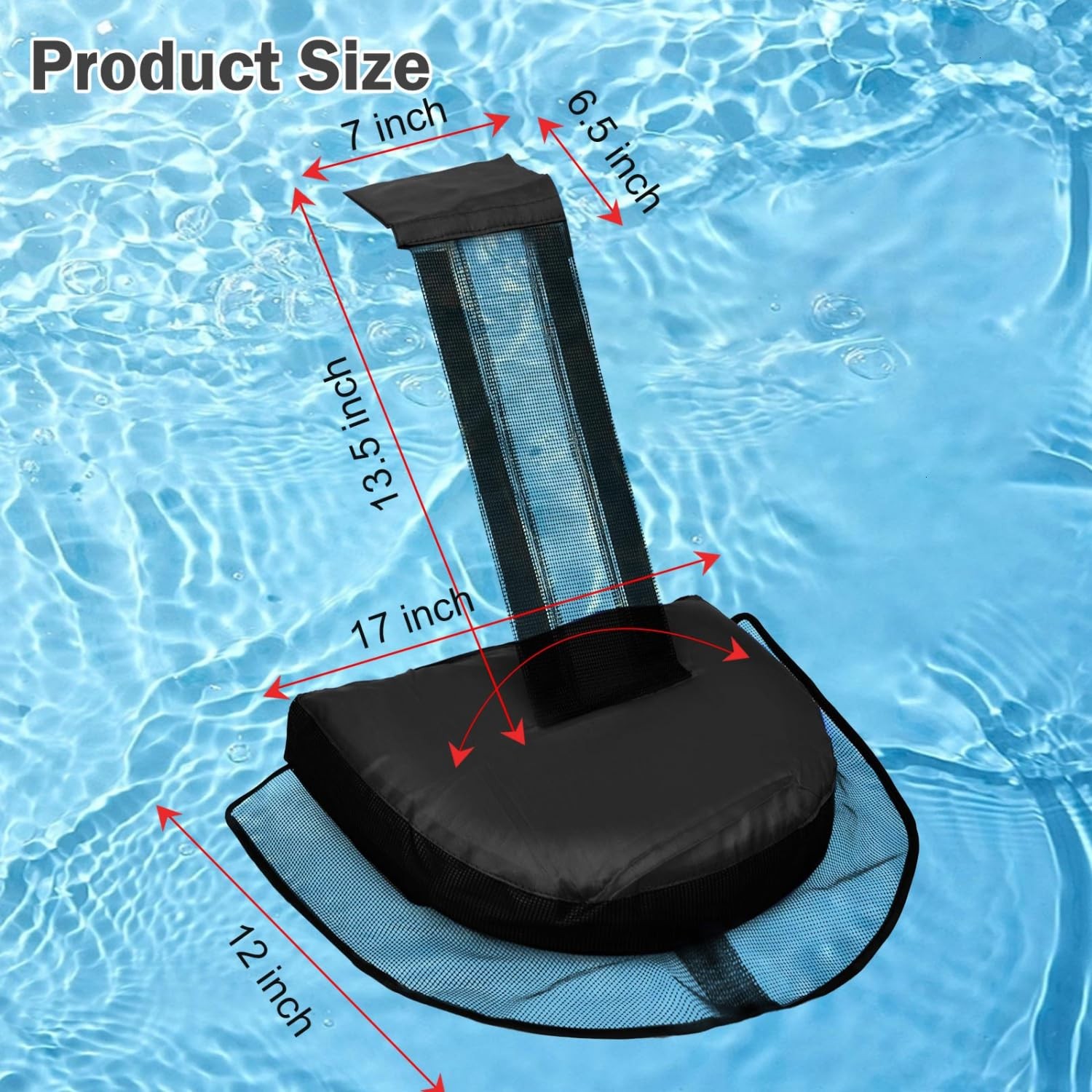 Monrocco 2 Pack Animal Saving Escape Ramp for Swimming Pool, Pool Black