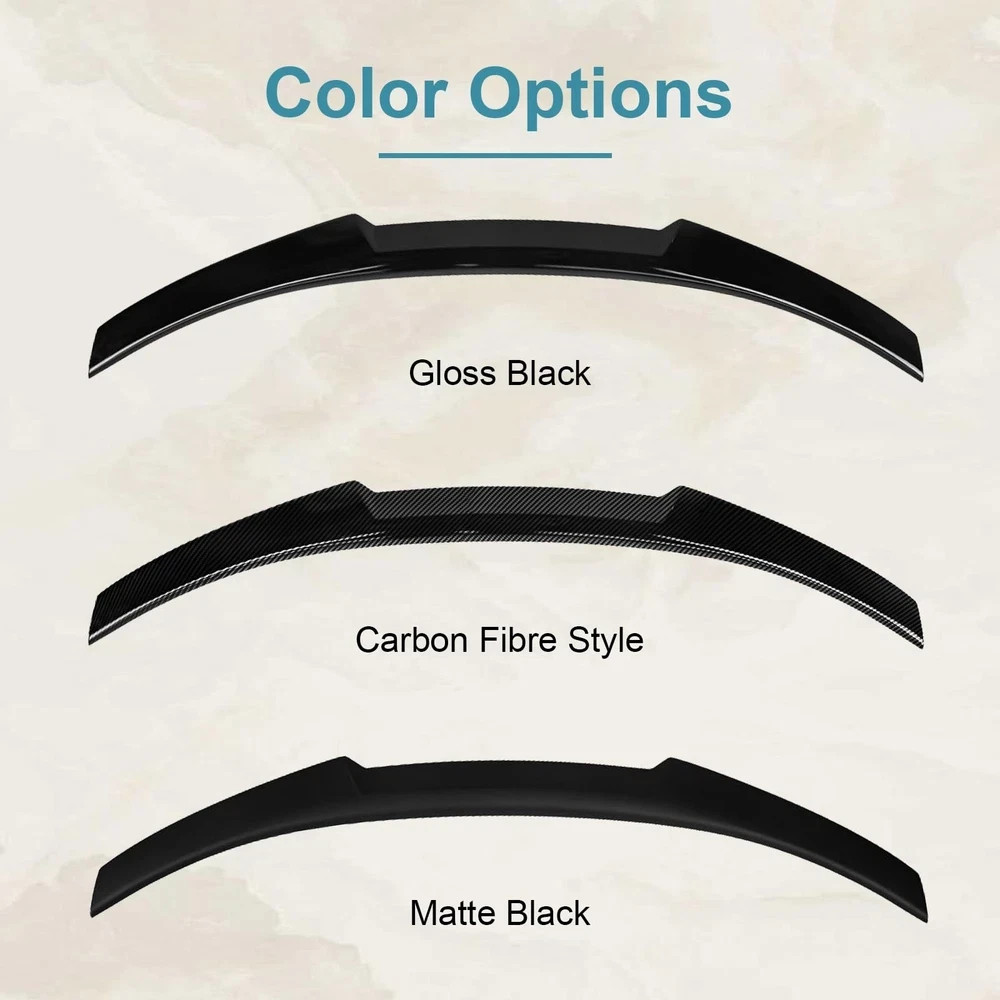 Rear Spoiler Wing Compatible with 2006-2011 BMW E90 3 Series & 2008-2012 E90 M3