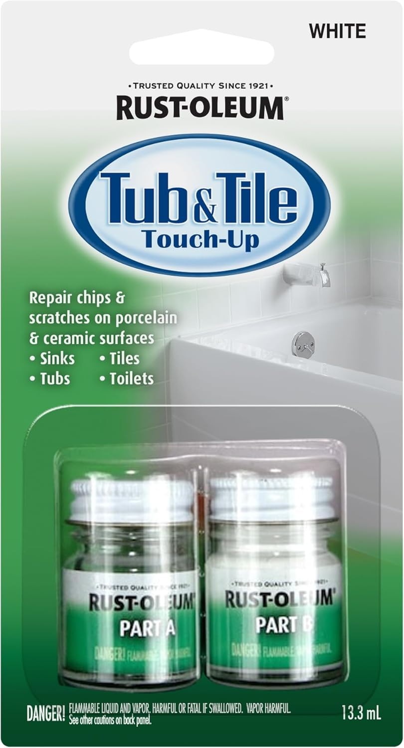 244166 Tub and Tile 2-Part Touch up Paint, White