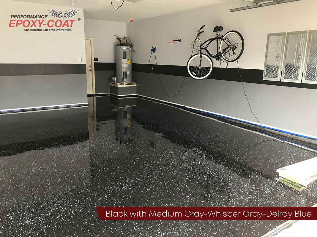 Epoxy Coat Mini Wet Sample Floor Coating Kit 4-6 sq. ft. 9.7 mil with 1/4″ flake