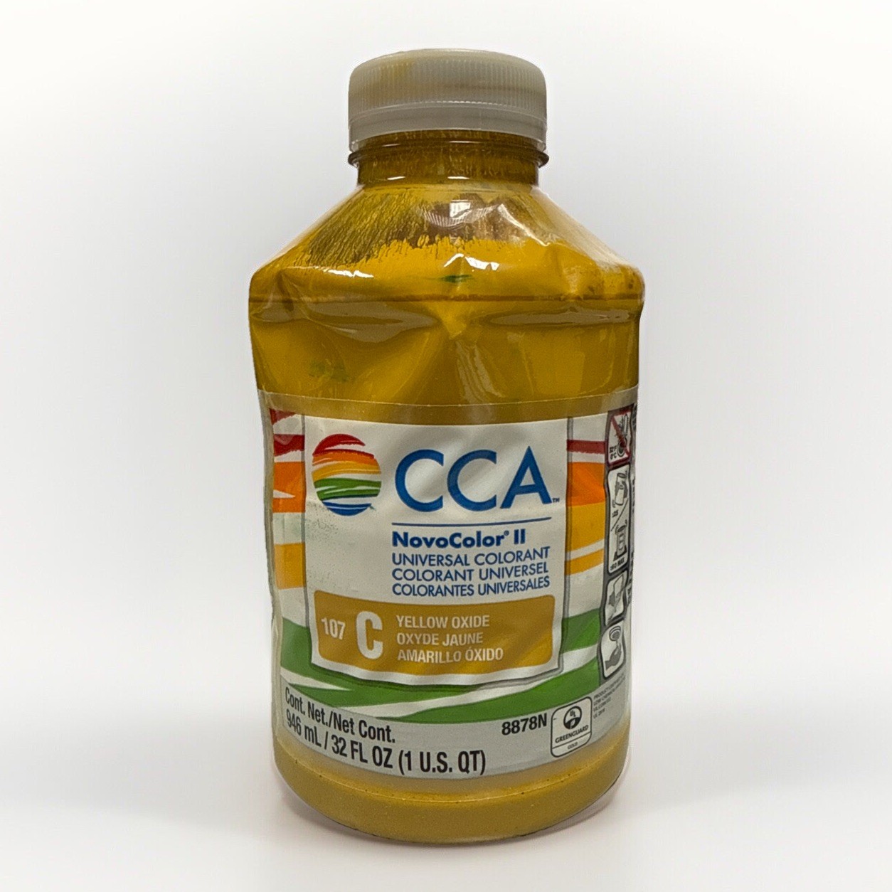 Valspar CCA NovoColor II Universal Colorant 107 C Yellow Oxide 8878N 1 Qt
