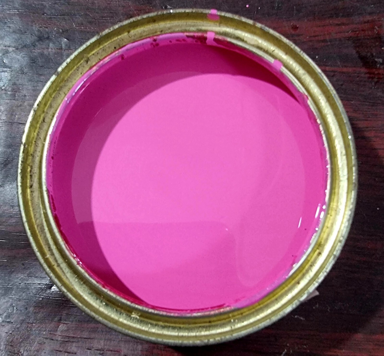 Super Gloss Enamel Pink Paint for Wood, Metal. plastic, concrete 500ml