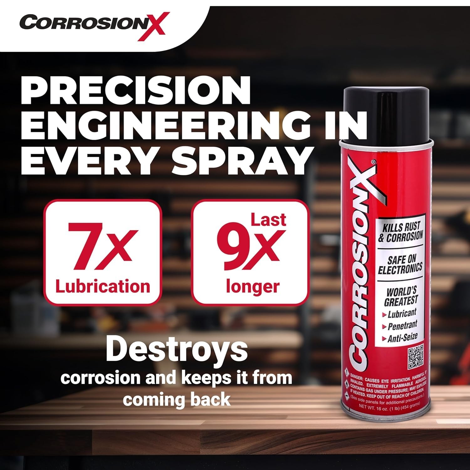 Deep Penetration Rust Inhibitor for Automotive & Marine – 16oz Trigger Spray