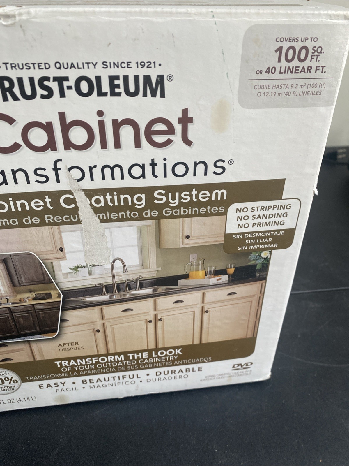 Rust-Oleum Cabinet Transformations Complete Coating Kit Light Tint Base 258109