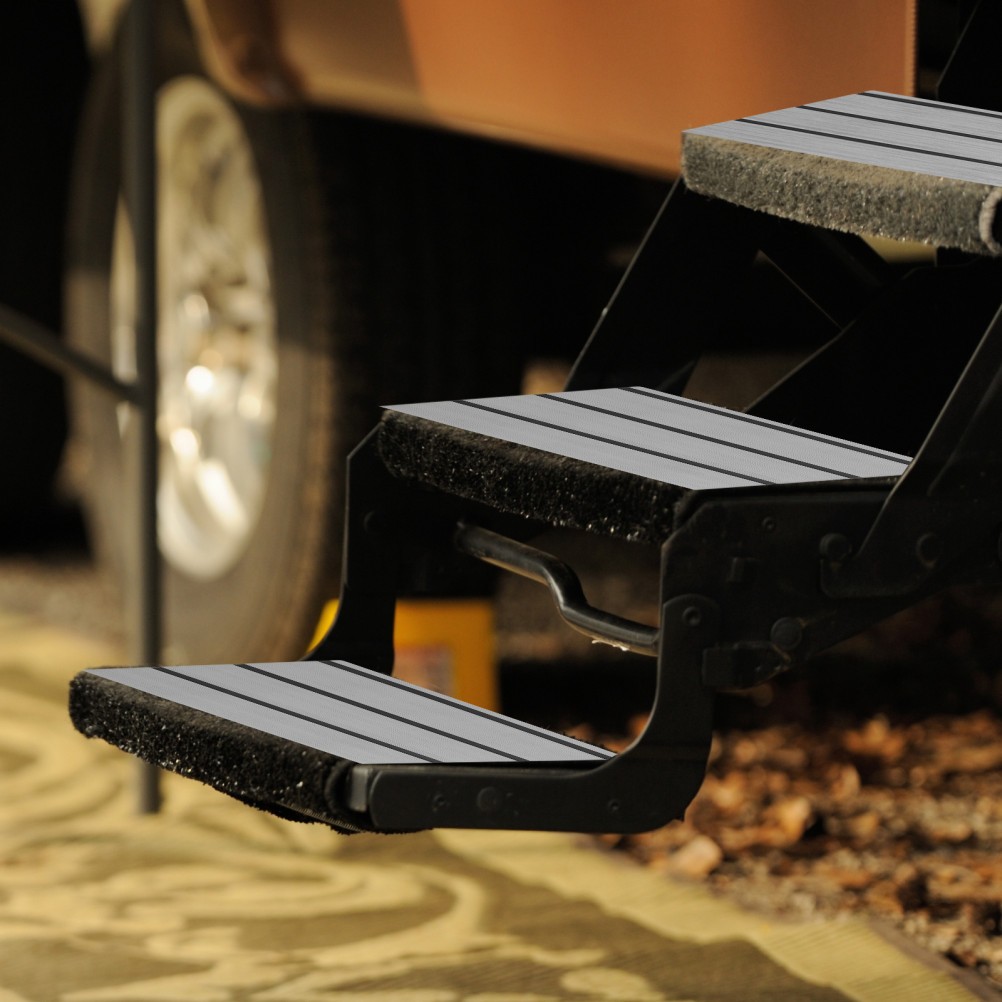 Adhesive Non Slip Step Covers RV Step Rug for Outdoor Trailer Camping Stairs