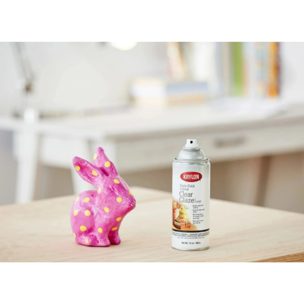 2Pack Krylon Triple-Thick Crystal Clear Glaze Clear High Gloss 12 oz Spray Paint