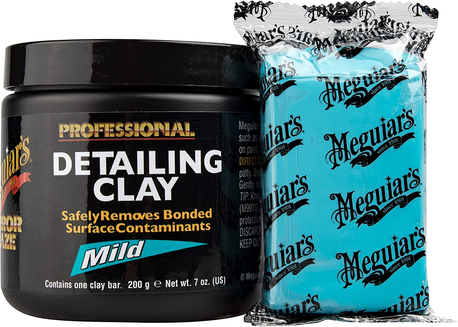 C2000 Mirror Glaze Detailing Clay, Mild, Safely Remove Bonded Surface Contaminan