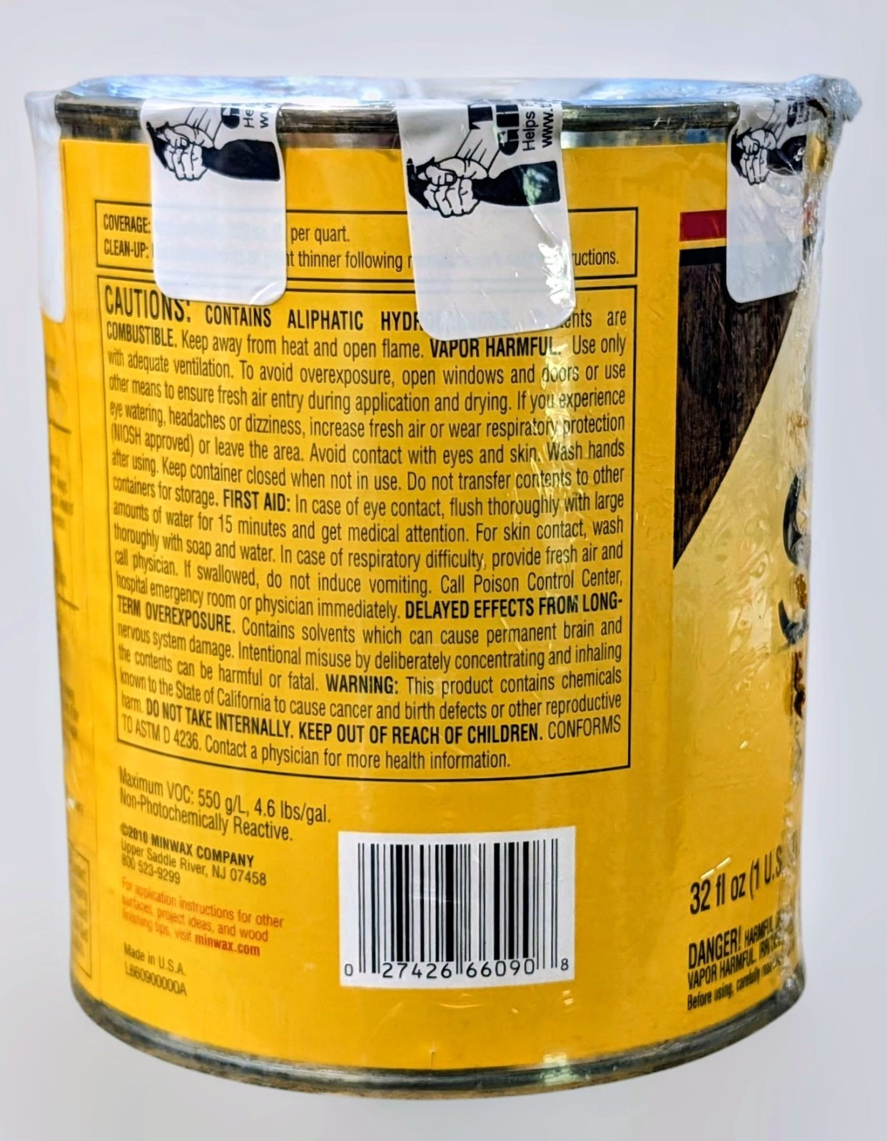 Minwax Gel Stain for Interior Wood Surfaces – 1 Quart – Red Elm