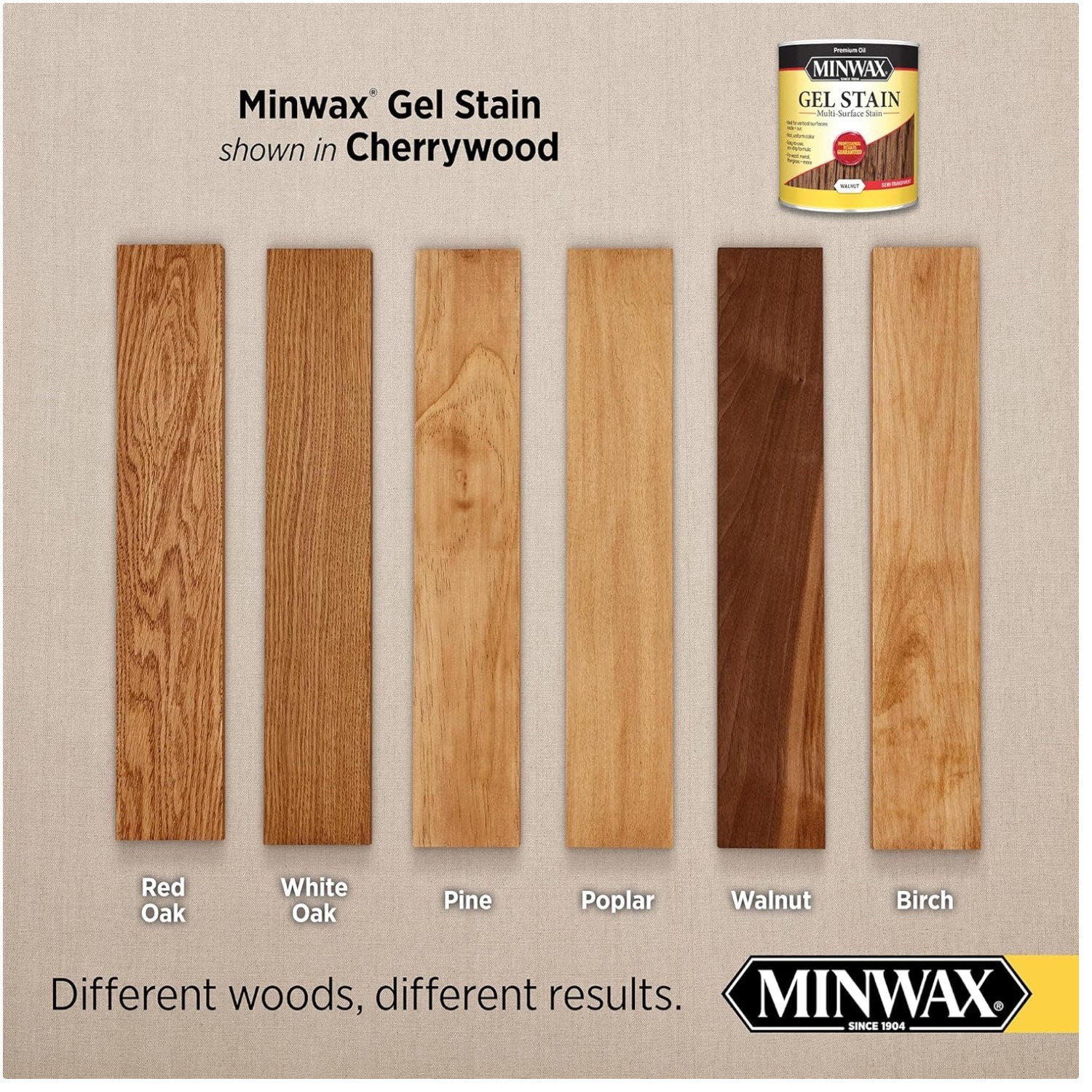 Cherry Wood Gel Stain Quart – Non-Drip Formula
