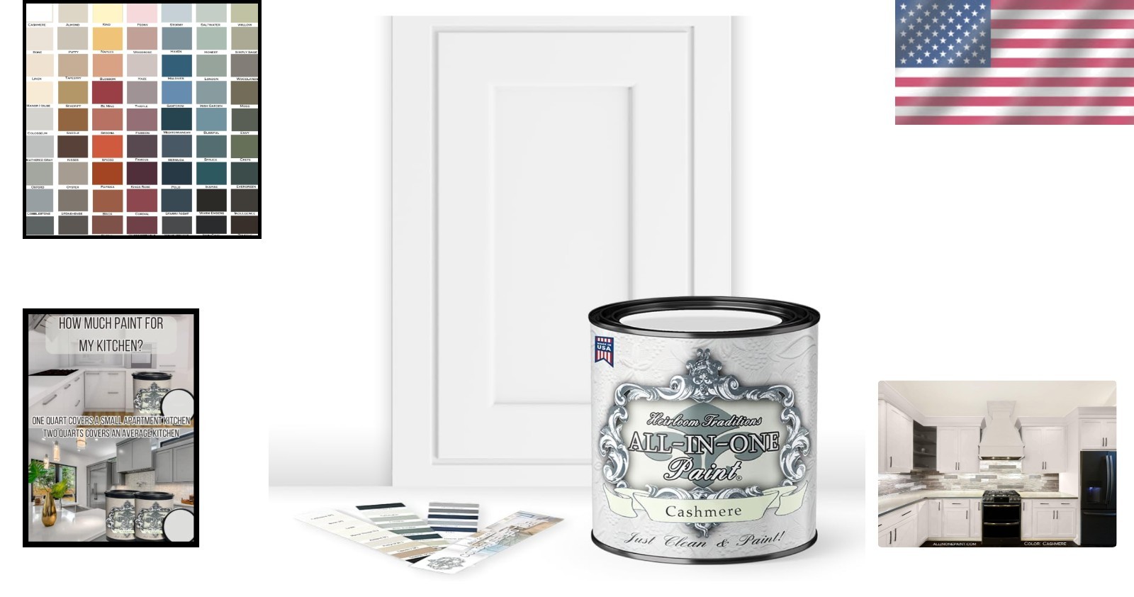 Durable ALL-IN-ONE Paint – Easy Application, 30 Color Card, 32oz Ergonomic Can
