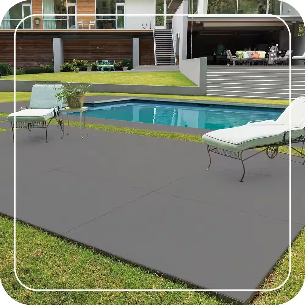 5 Gal Gray Granite Grip Decorative Flat Interior/Exterior Concrete Floor Coating
