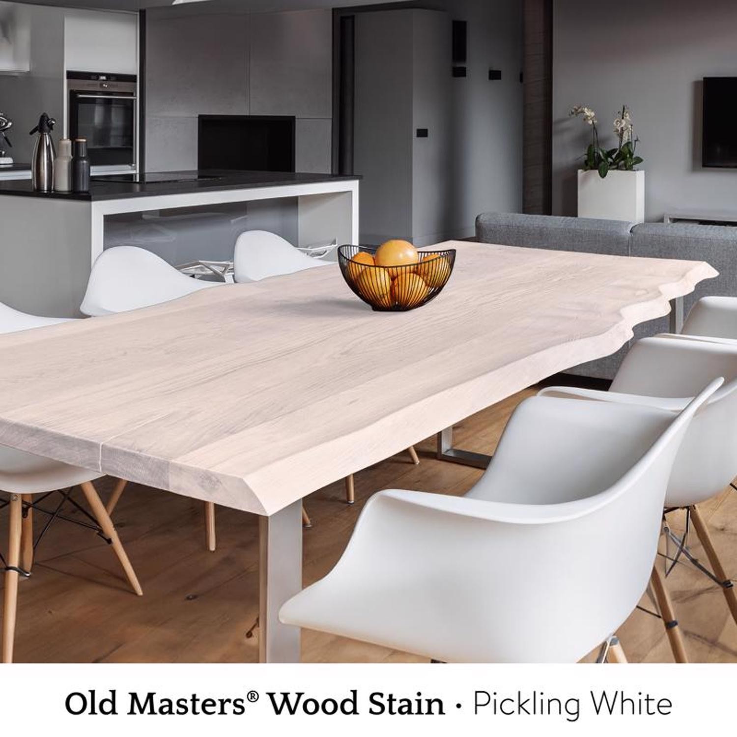 Old Masters 78304 Water-Based Pickling White Wood Stain 1 qt. (Pack of 4)