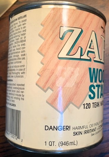Zar Interior Stain, 120 TEAK NATURAL, Quart