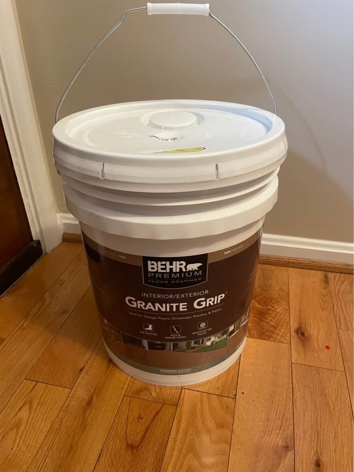5 Gal. Tan Granite Grip Decorative Flat Interior/Exterior Concrete Floor Coating
