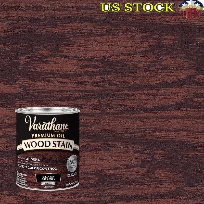 Oil-Based Wood Stain Deep Rich Finish Interior Furniture Cabinets 2 Pack New