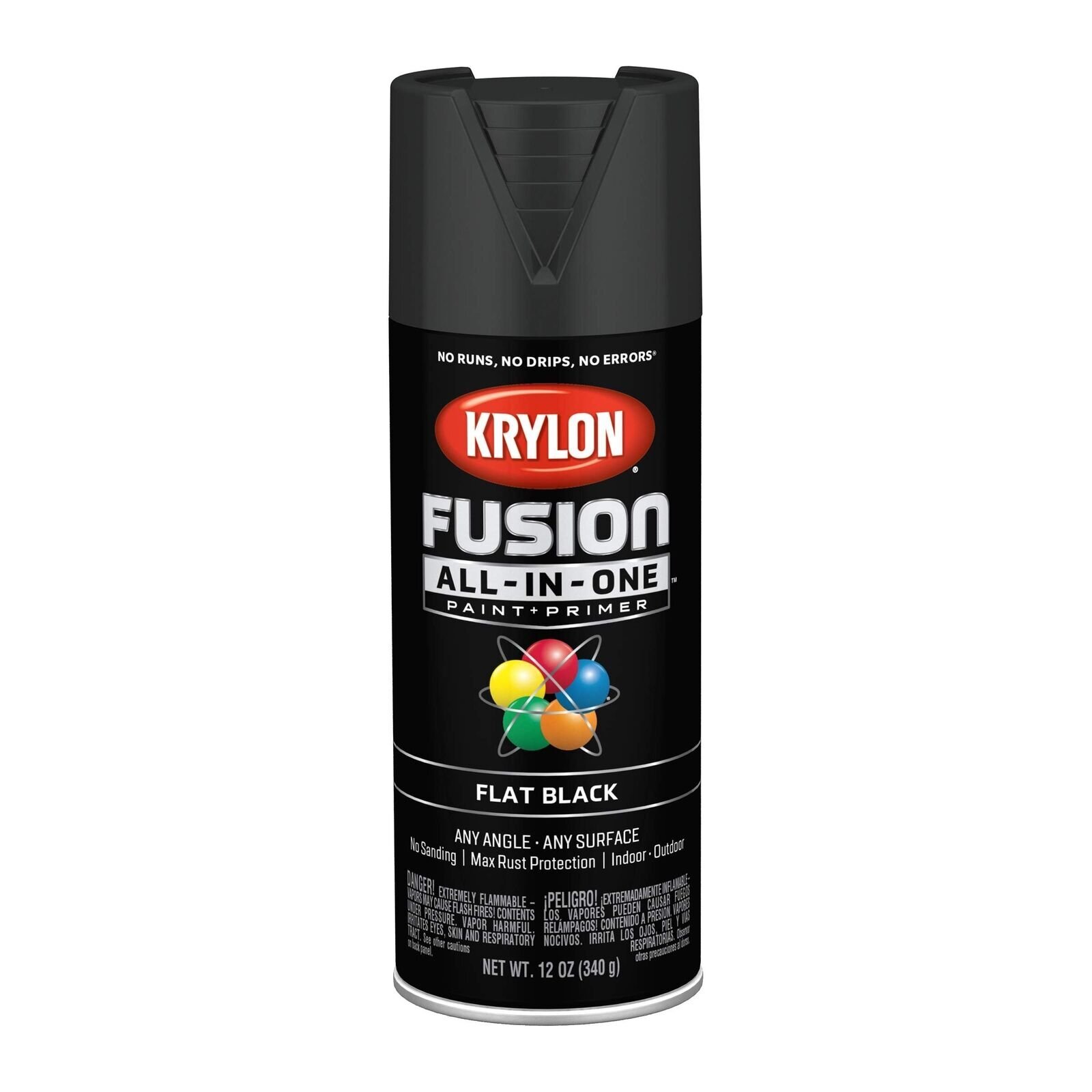 Krylon Fusion All-In-One Adhesive Spray Paint for Indoor/Outdoor Use, 12 oz,…