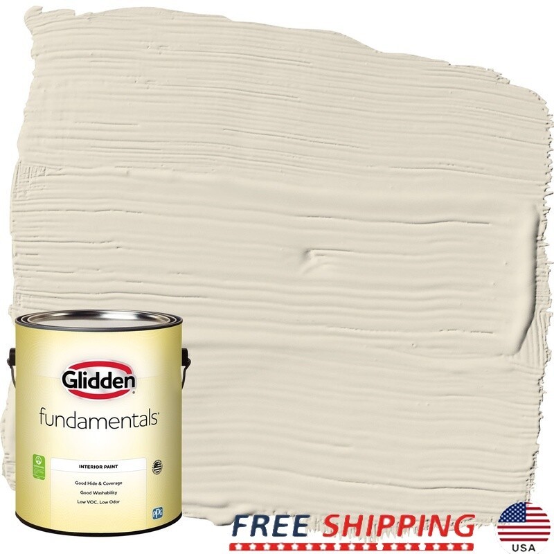 Low VOC Interior Paint Eggshell Washable Good Coverage Fast Drying 1 Gallon New