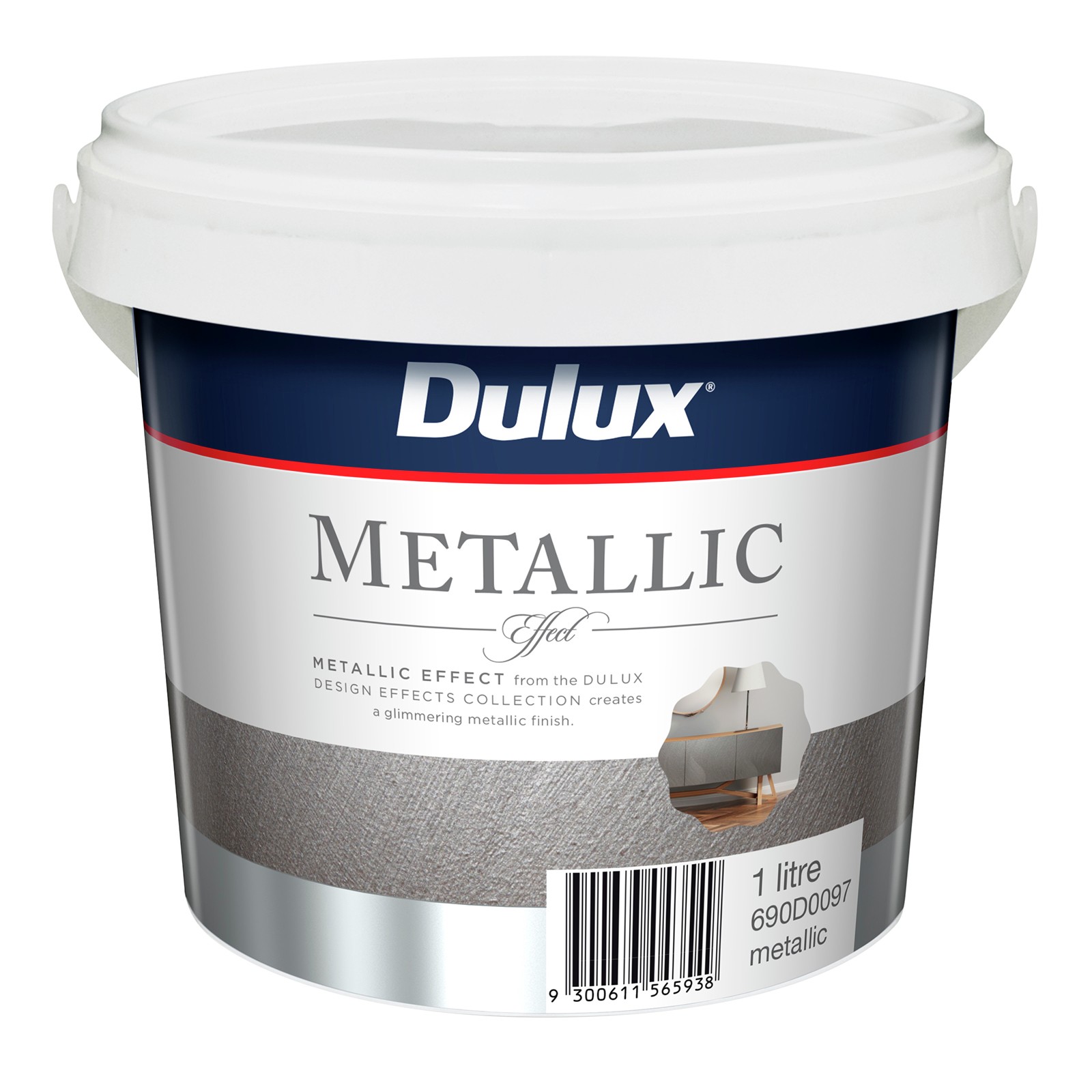Dulux 1L Design Metallic Effect Paint – 1L
