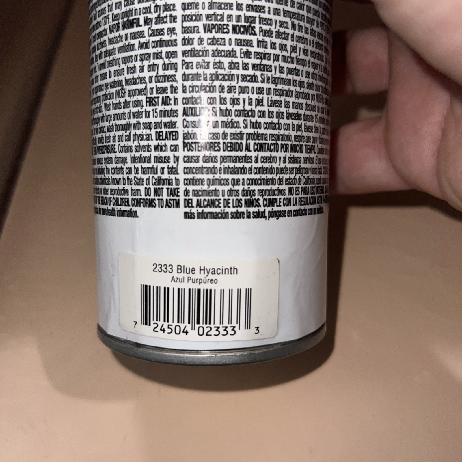 Krylon K02333007 Fusion for Plastic Spray Paint, Blue Hyacinth Discontinued