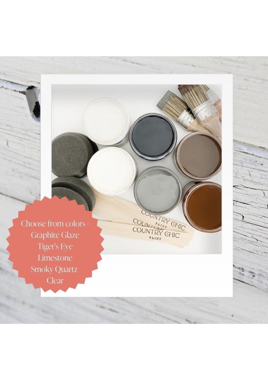 NEW Country Chic Graphite – Chalk Style Paint For Furniture & Home Decor 16oz.