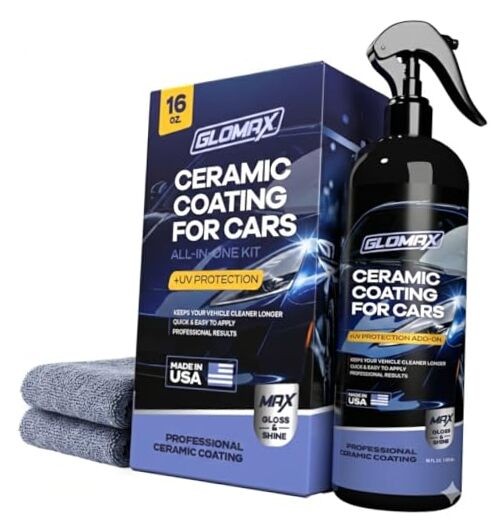 Premium Ceramic Coating for Cars with UV Protection (16 oz) – Dark Blue