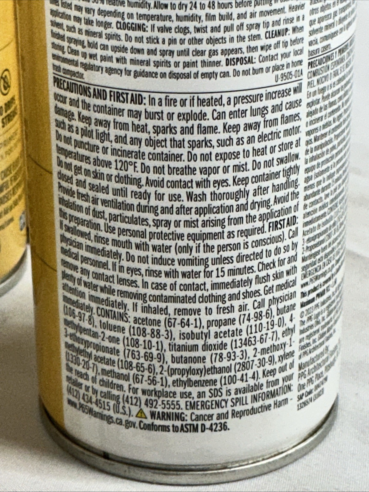 6 Pack Glidden Master Finish 12 oz. Satin Yukon Gold 12 Ounce Per Can