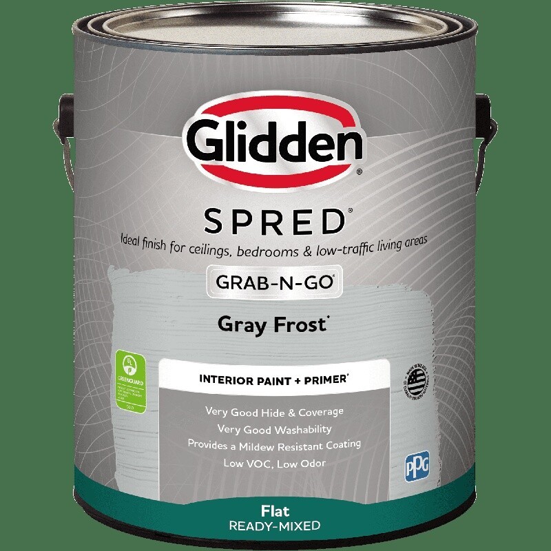 Interior Wall Paint Low Odor Washable Low VOC Mildew Resistant Paint Primer 1Gal