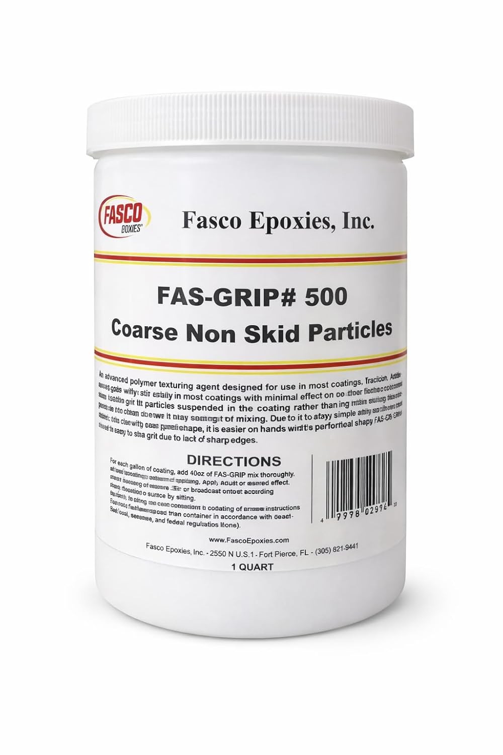 Non Skid Paint Additive Quart Anti Slip Coarse Particles Floor Coating Fas-G