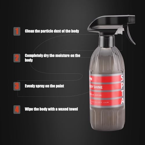Body Shine, 16oz Spray Coating, Ceramic Coating Spray, Extreme Hydrophobic