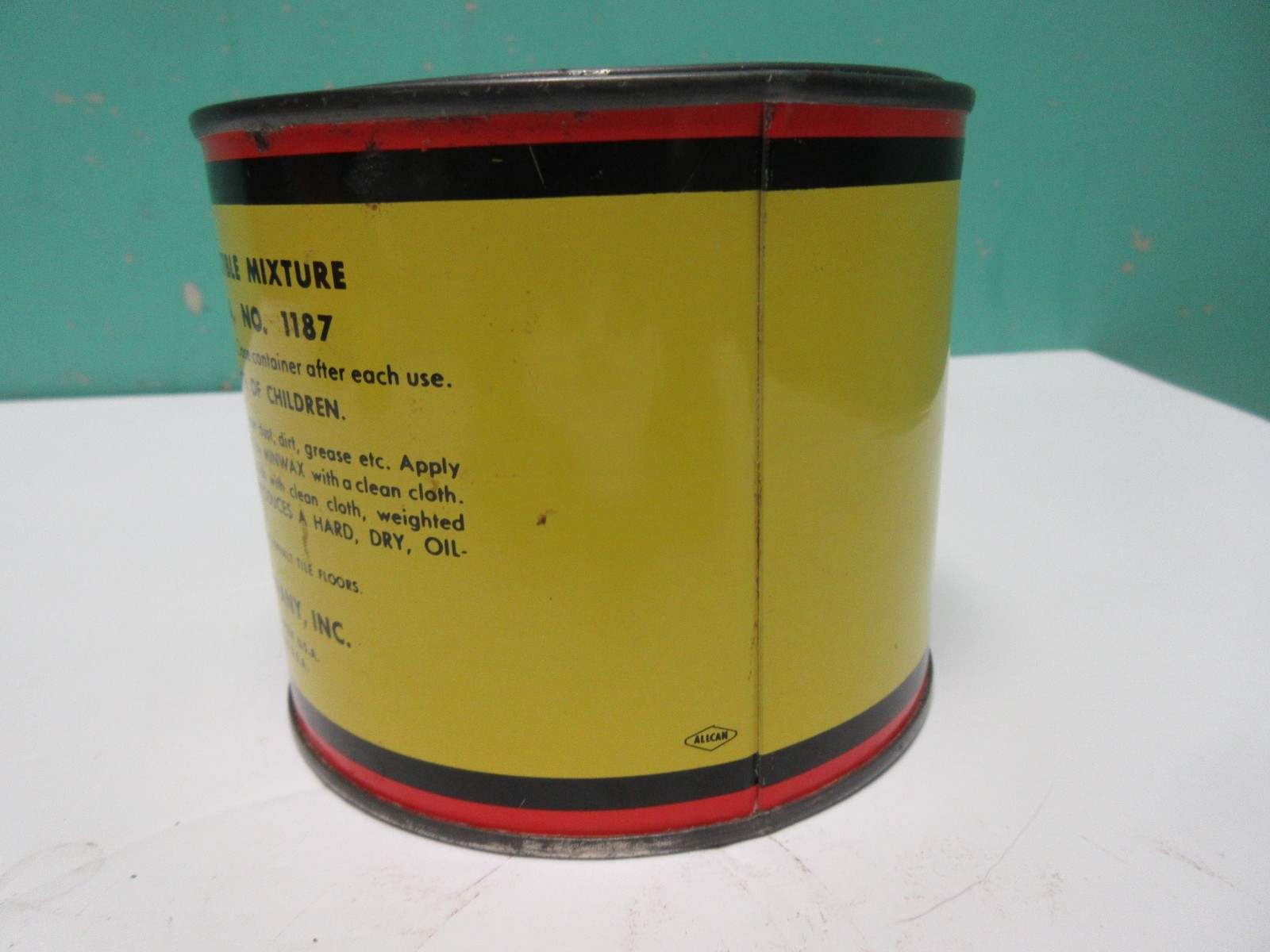 Vintage Minwax Paste Finishing Wax 1 Pound Metal Can Special Type Dark Surfaces
