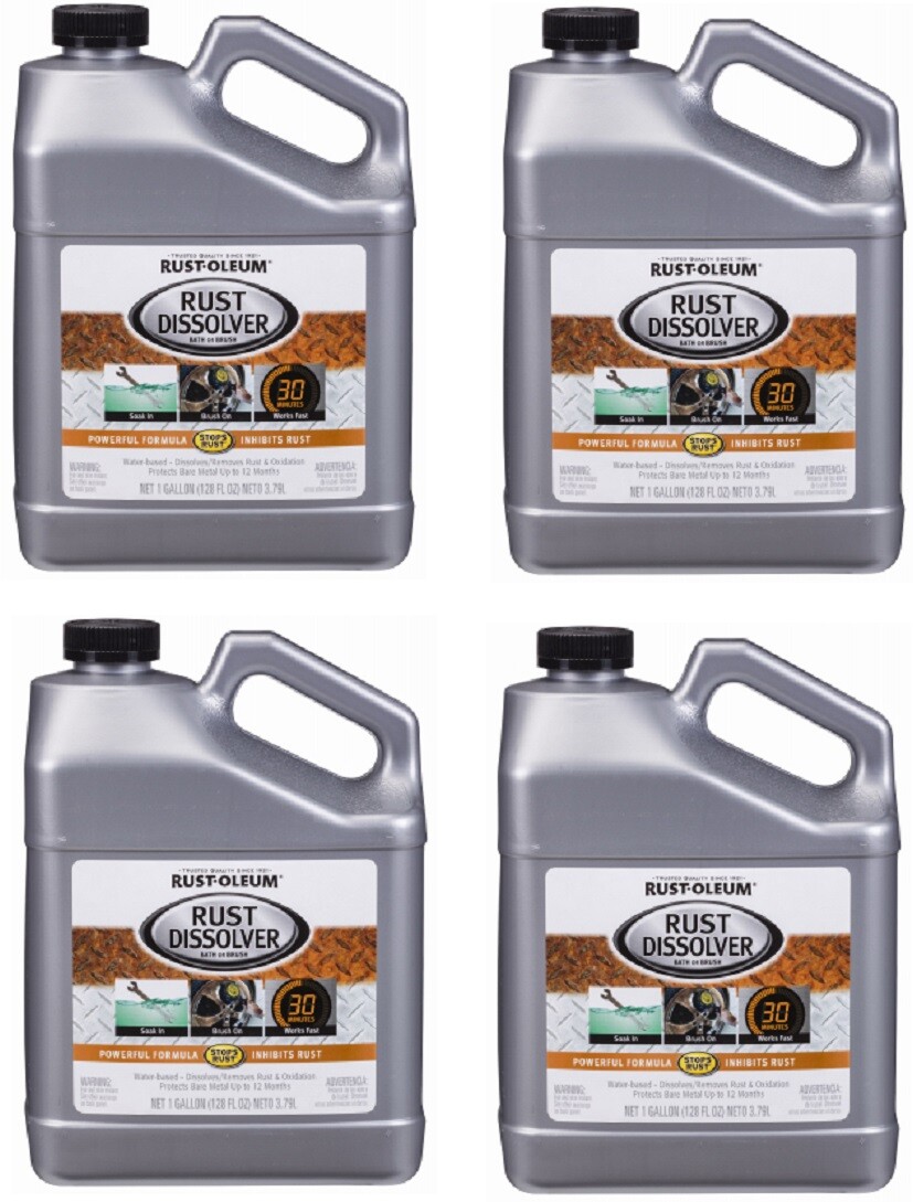 (4) Gal Rust-Oleum 286746 1 Gallon Water Based Rust Dissolver