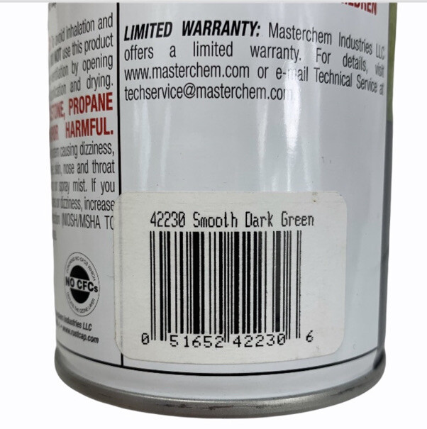 Hammerite Rust Cap Aerosol Spray Paint Smooth Dark Green Paint Primer 12oz Craft