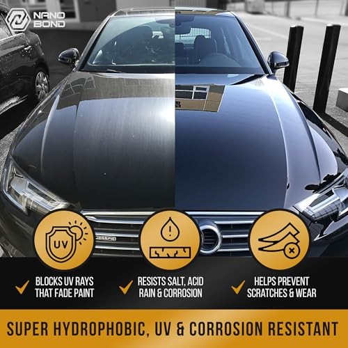 Ceramic Coating 9H PRO (60ML), Car, Plastic, Glass, and Wheel 60ml Kit