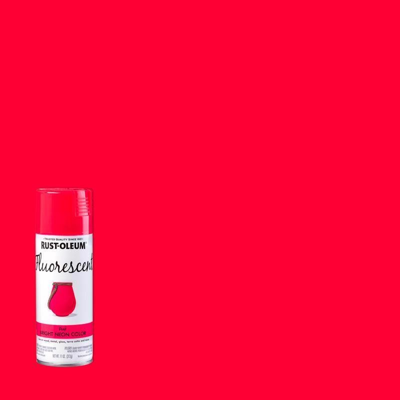 Rust-Oleum 1959830 Specialty Fluorescent Pink Spray Paint 11 oz