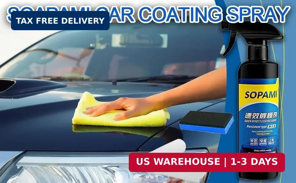 Sopami Ceramic Paint Sealant, Ceramic Coating Maximum Gloss & Shine ceramic wax,