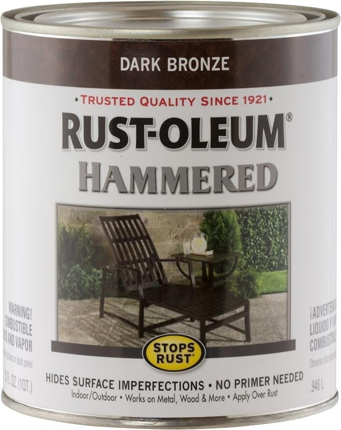 Rust-Oleum Hammered Paint Dark Bronze | 4 Quarts