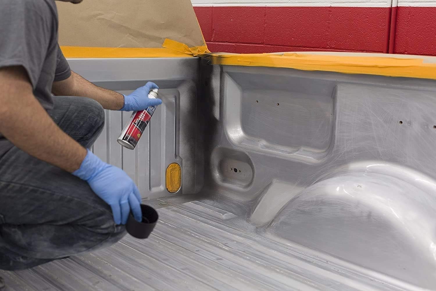 Rust Resistant Stops Rust Truck Bed Coating Spray Paint 15 oz Black 6 Pack