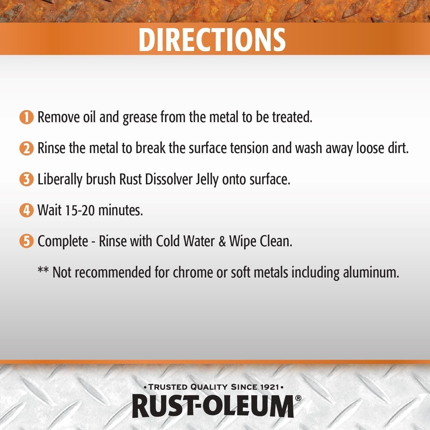 Rust Dissolver Jelly Heavy Duty Corrosion Remover for Metal 8 oz