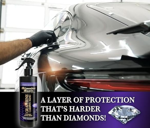 16oz Graphene Ceramic Coating Detail Spray Wax – The Best 16 Fl Oz (Pack of 1)