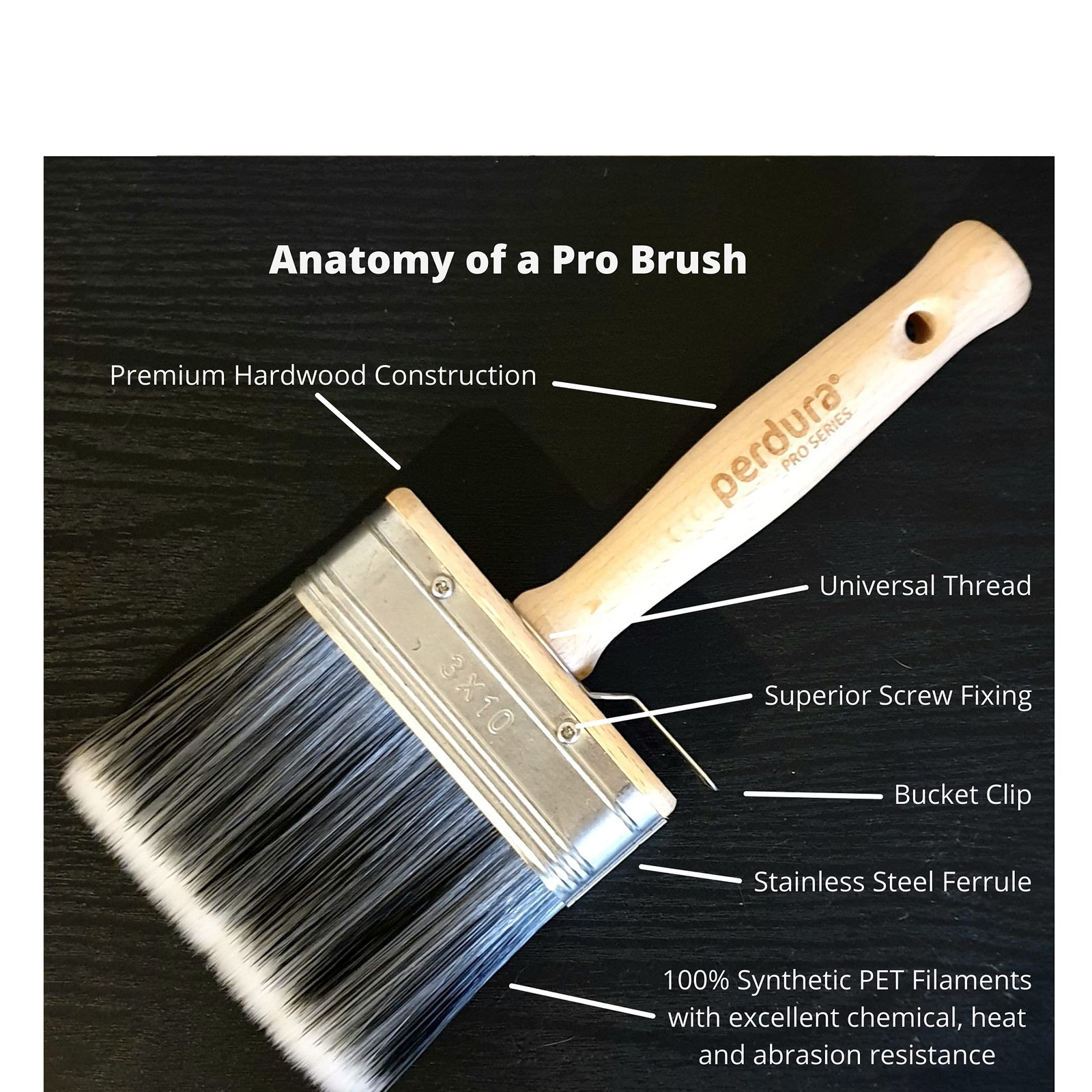 4 Inch Paint Stain Brush Applicator Multi Stain By Paint Stain And Seal Decks Fe