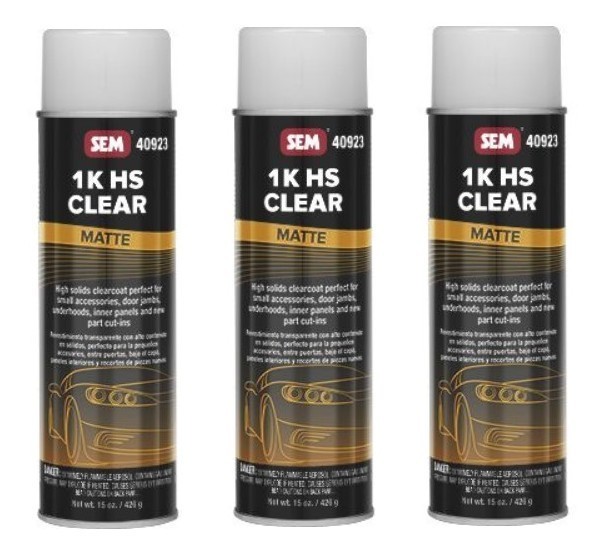 1K HS Matte Clear 40923 SEM 40923 (3 Pack)