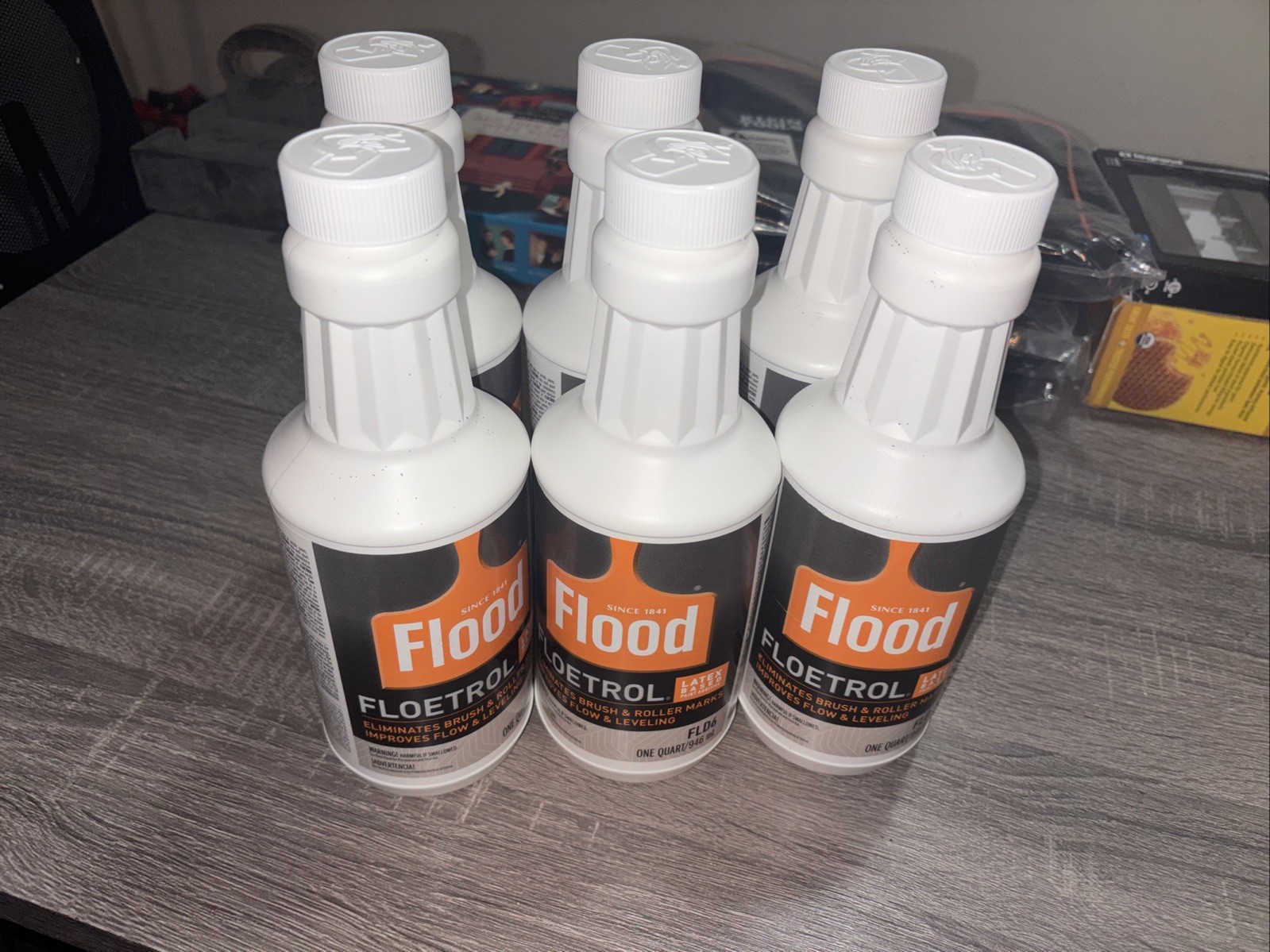 Flood FLD6-04 Floetrol Clear Latex-Based Paint Additive 1 qt. (Pack of 6)