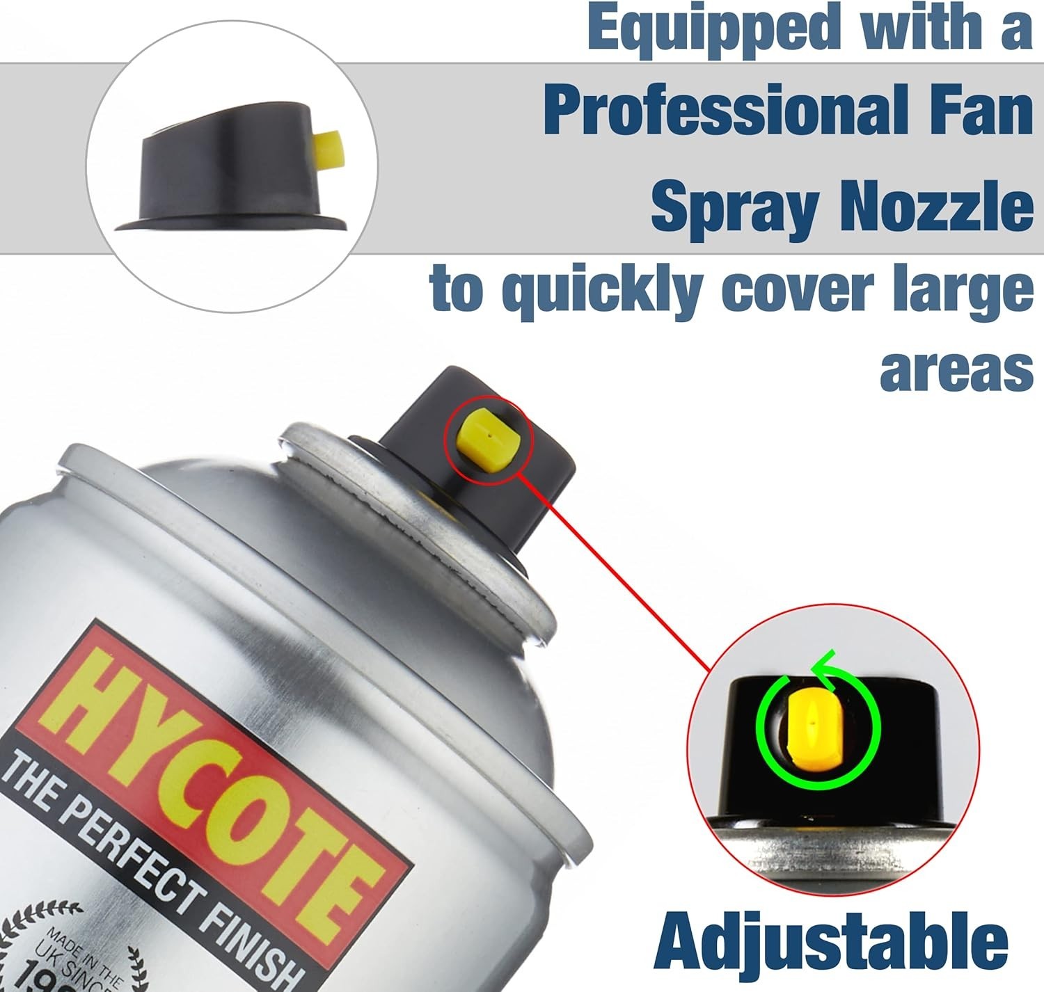 Clear Coat Lacquer Spray – 13.5 Oz with Integrated Fan Nozzle for Easy Use