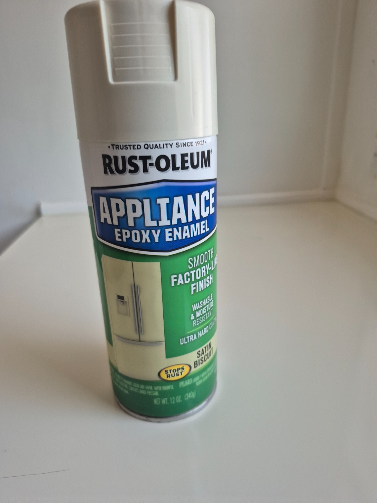 Rust-Oleum Appliance Epoxy Spray Paint Ultra Hard Coating 2-12 OZ Cans Biscuit