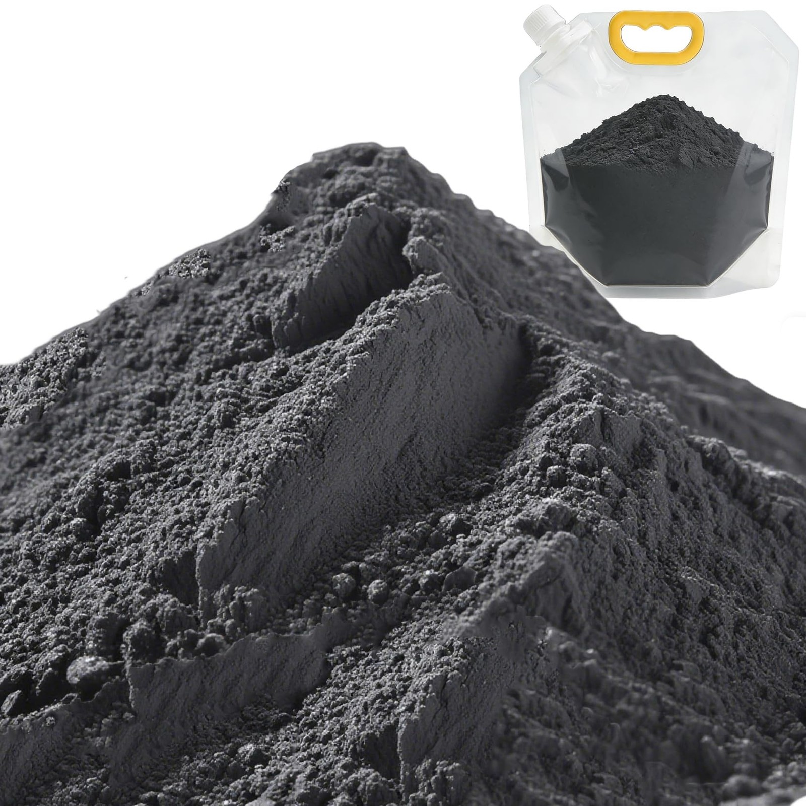 Aoswtlif 1 Lb Dark Grey Iron Oxide Powder – Concrete Pigment Cement Dye For