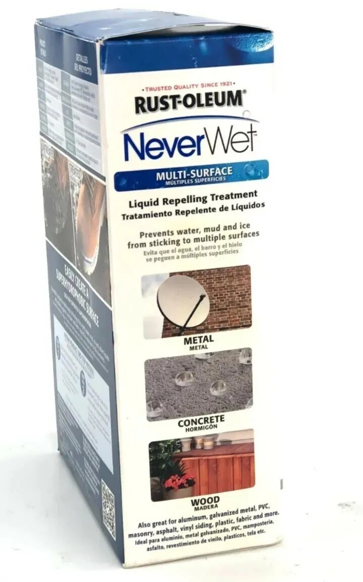 Never Wet Rust-Oleum 18 oz Multi Surface Protector Liquid Repelling Treatment