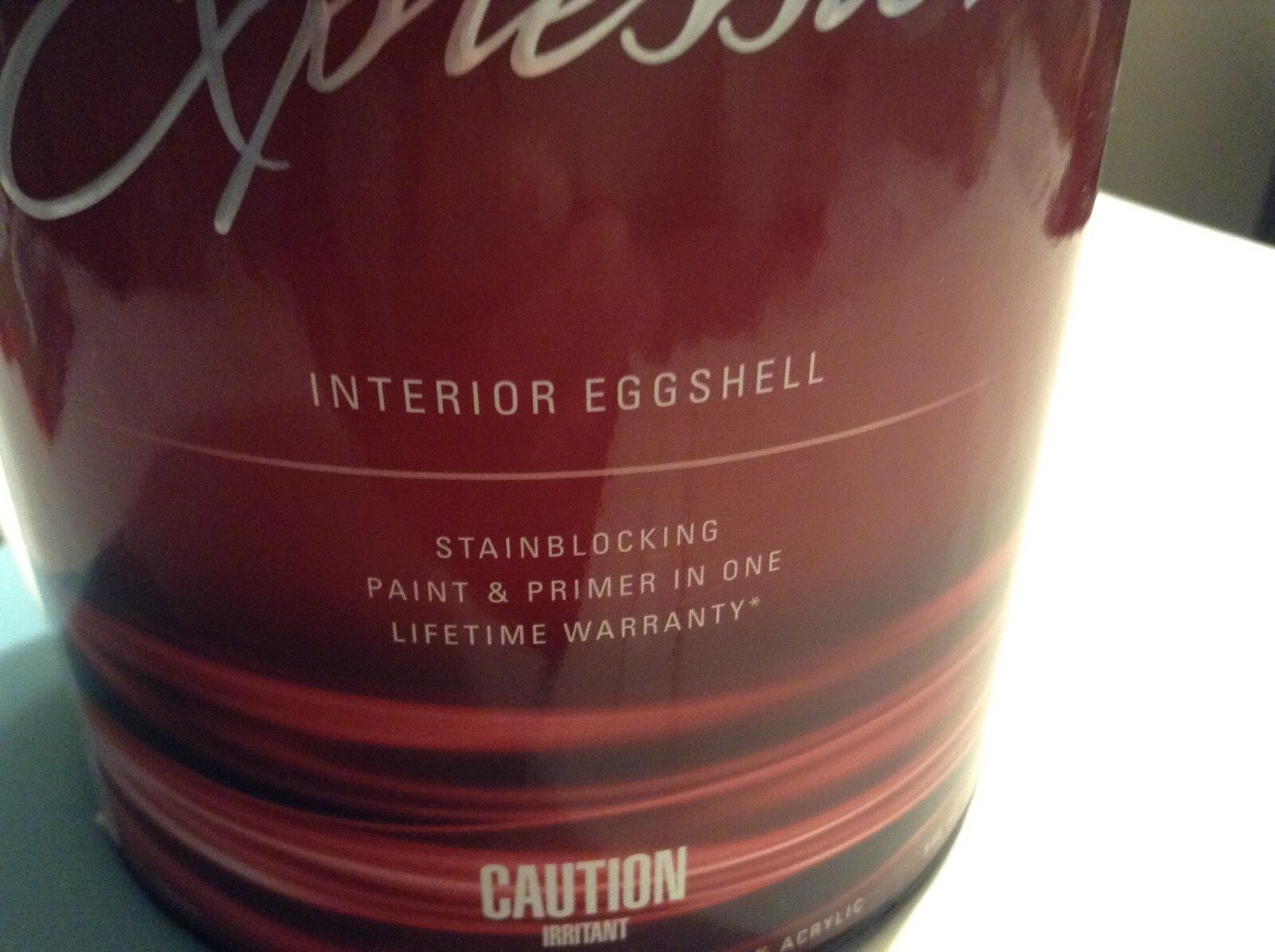 Kilz 32 Oz Expressions Eggshell Ultra Bright White Paint & Primer In 1 FREE S&H